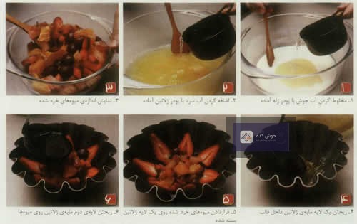 دسرهای لایه ای جذاب دسرهای لایه ای زیبا با رنگ های مختلف در لیوان های شیشه ای، آماده سرو