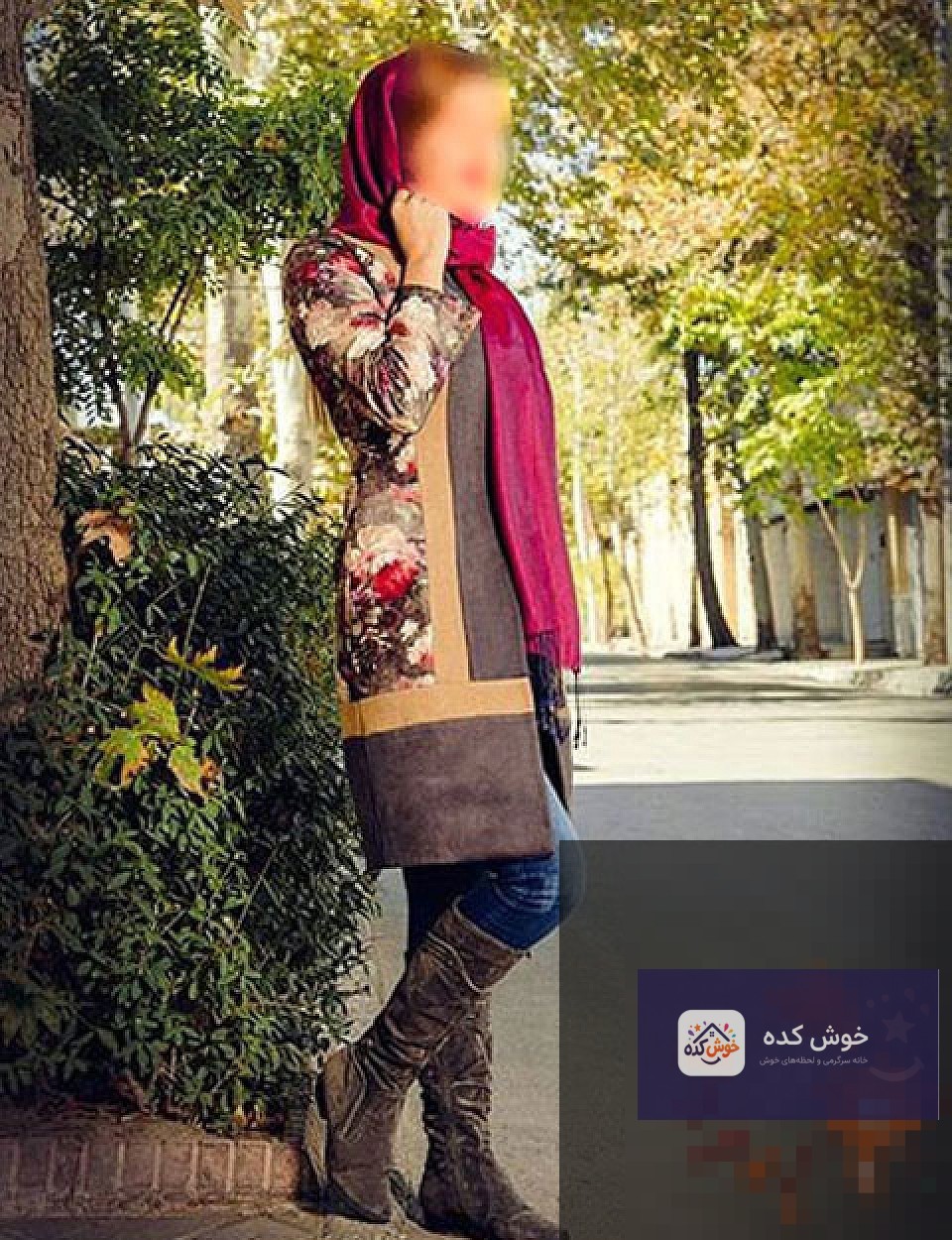 مدل مانتو بهاری و عید 95 مزون آناهیتا جلالی، مانتو بلند کرم با طرح‌های سنتی و آستین‌های گشاد