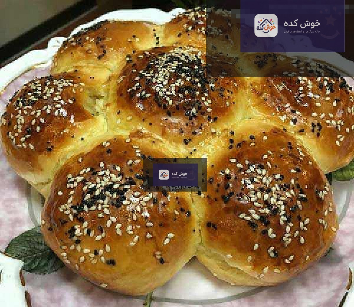 نان شیرمال خرما و گردو نان شیرمال خرما و گردو خانگی با بافت نرم و مغزدار، مناسب برای افطار و سحری ماه رمضان