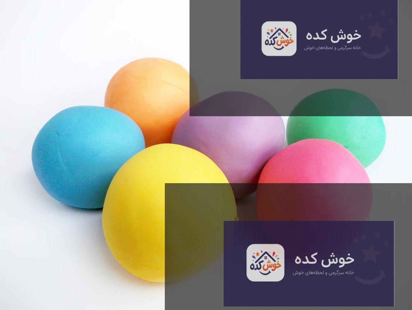 خمیر پلیمری (فیمو) خانگی با رنگهای شاد تصویری نزدیک از خمیر پلیمری (فیمو) خانگی با رنگهای متنوع و بافت نرم، آماده برای شکلدهی و ساخت زیورآلات و مجسمههای کوچ