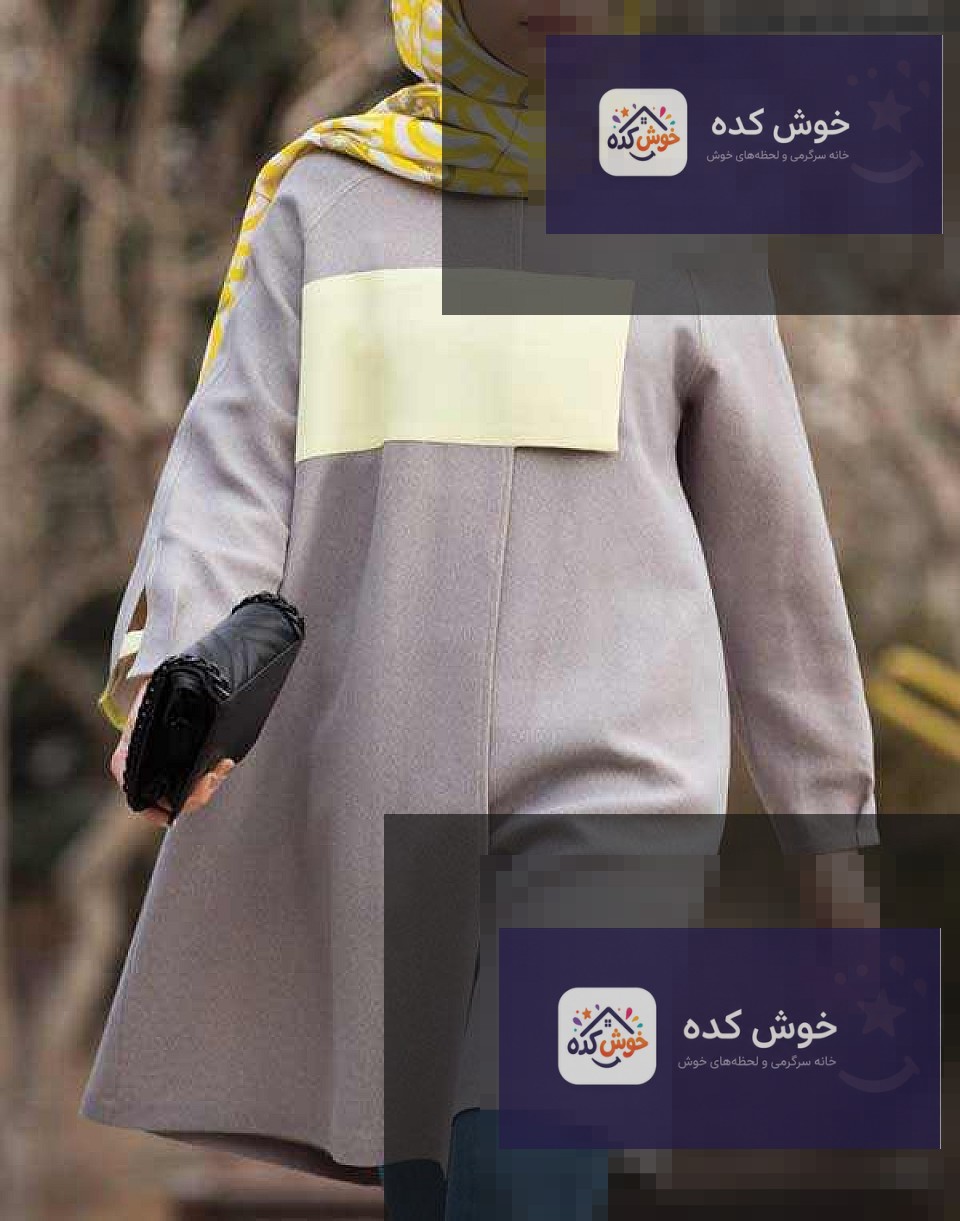 مانتو تابستانه دانشجویی آستین رگلان طوسی رنگ مدل مانتو تابستانی ساده دانشجویی طوسی رنگ