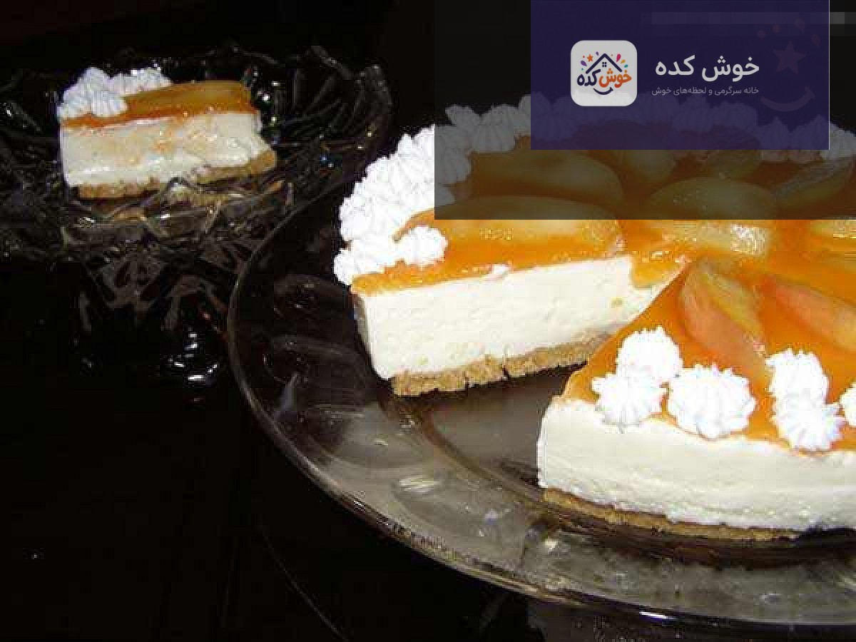 چیز کیک زردآلو , چیز کیک هلو