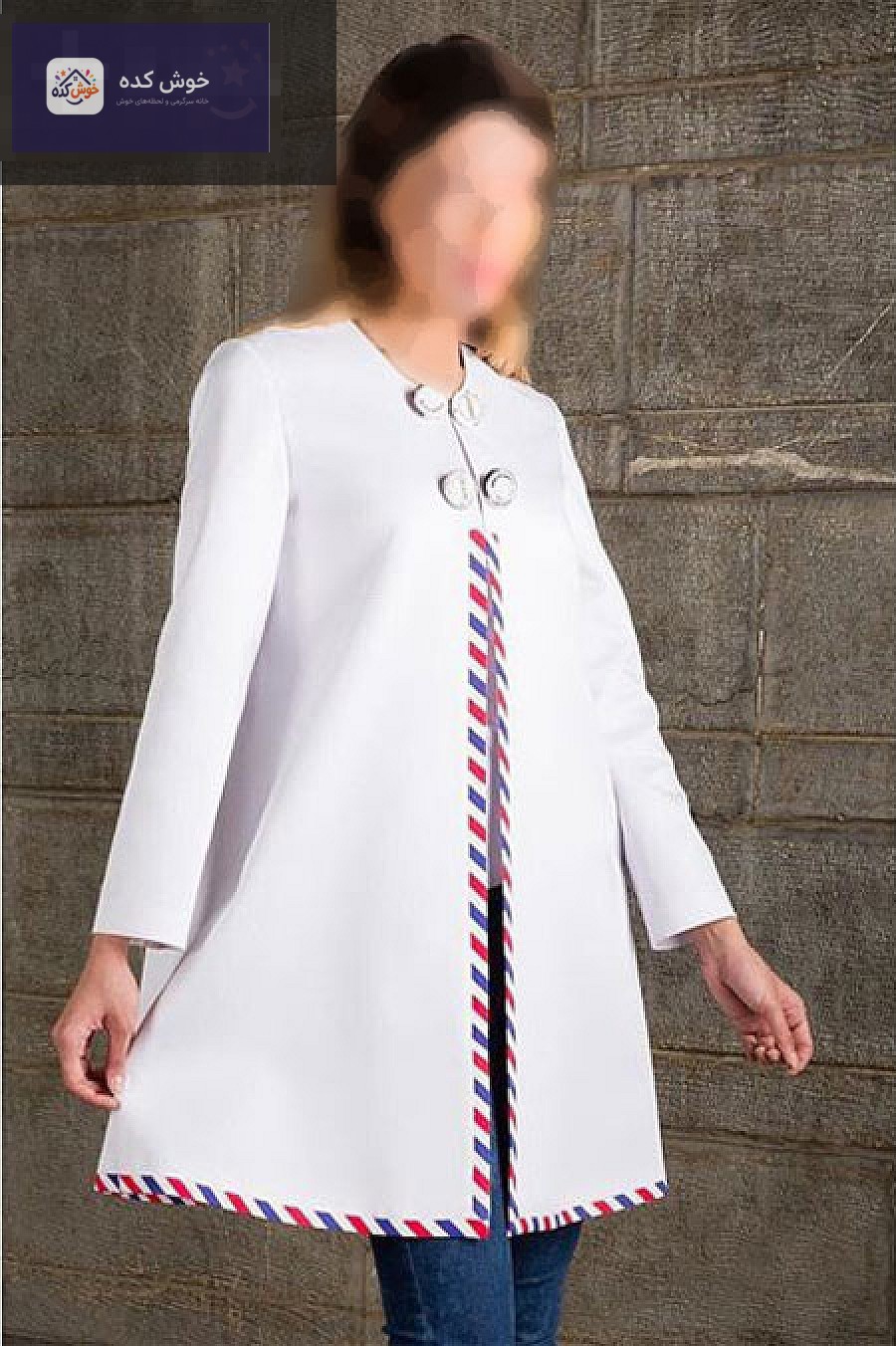 مانتو بهاری مجلسی آنا ثانی - طراحی شیک مدل مانتو بهاری و مجلسی آنا ثانی، با طراحی منحصر به فرد و رنگهای شاد، ایدهآل برای نوروز