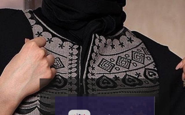 مدل مانتو بهاری شیک و جدید از غزال بهمنی با پارچه طرحدار و آستین پفی، مناسب استایل کژوال و رسمی