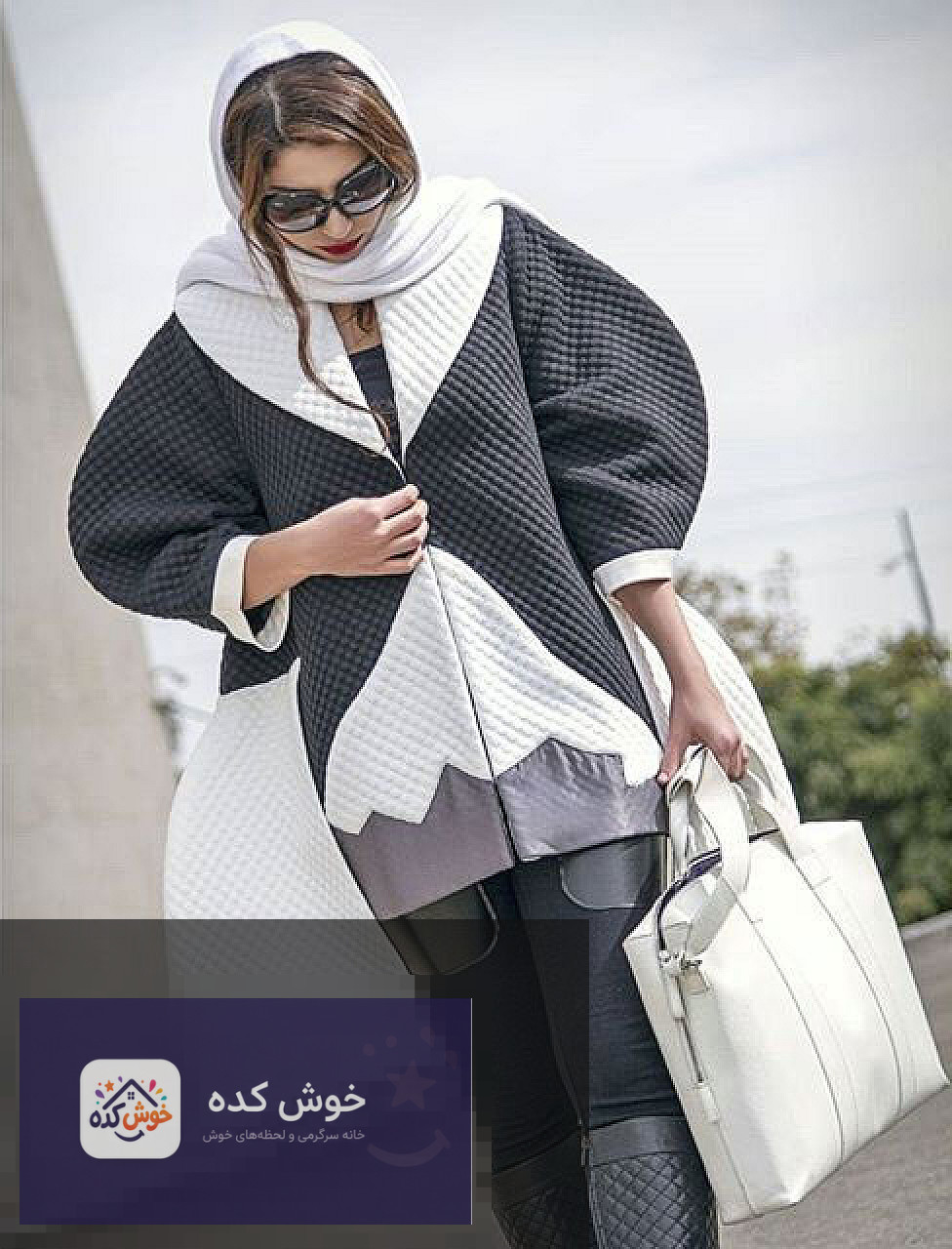 مدل مانتو جدید پاییزه و زمستانه با پارچه چهارخانه و طرح سنتی، مناسب برای استایل روزمره و مجلسی
