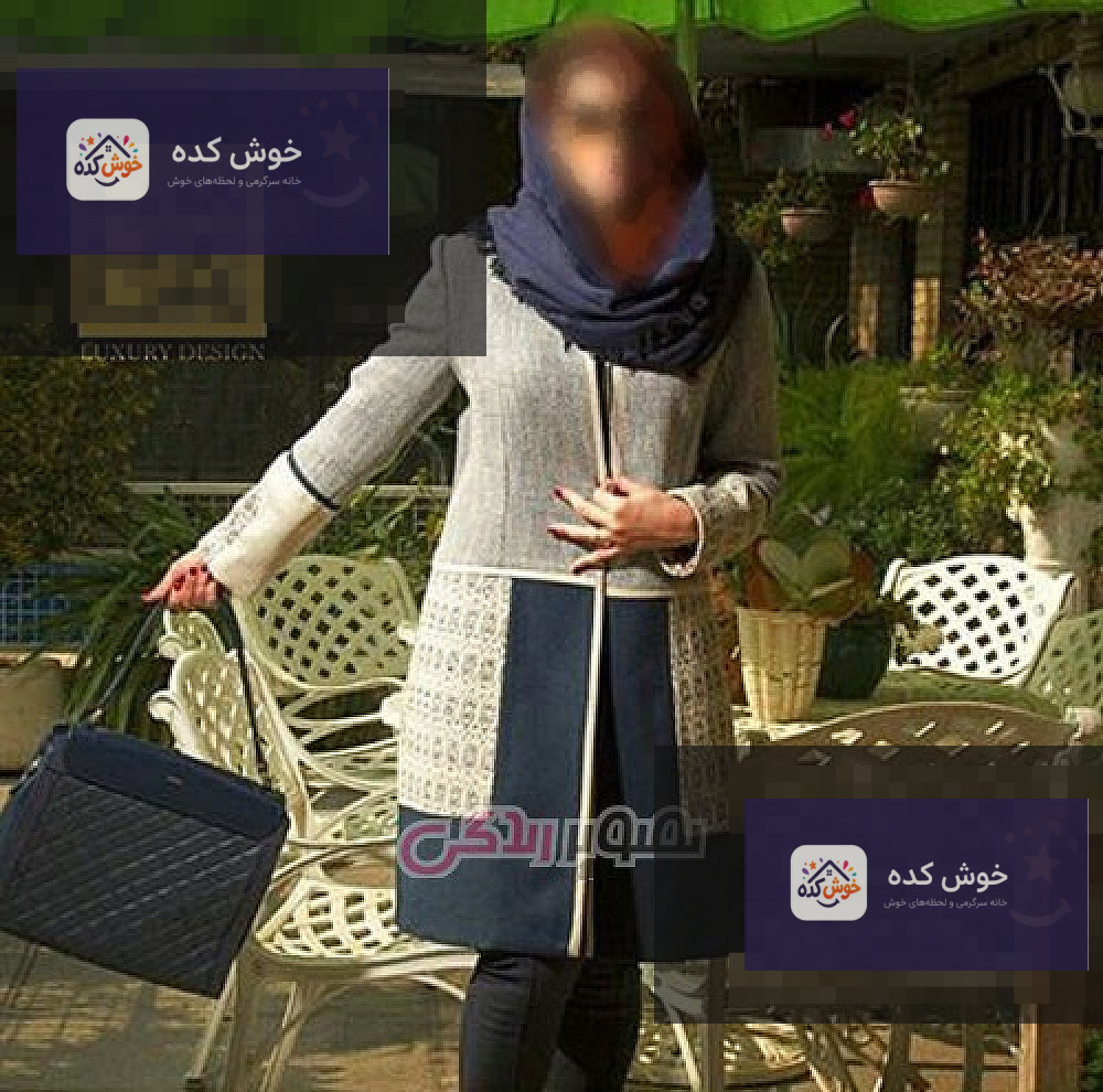 مدل مانتو عید مجلسی زنانه، کوتاه و جلوباز با طرح‌های سنتی و رنگ‌های شاد، مناسب برای فصل بهار و نوروز