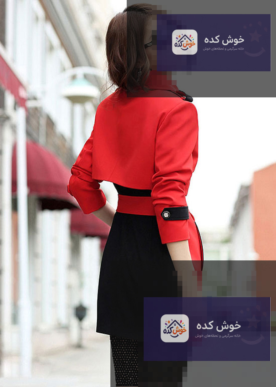 مانتو بهاری دخترانه با طراحی ساده و رنگ آبی آسمانی، مناسب برای استایل روزمره و کژوال