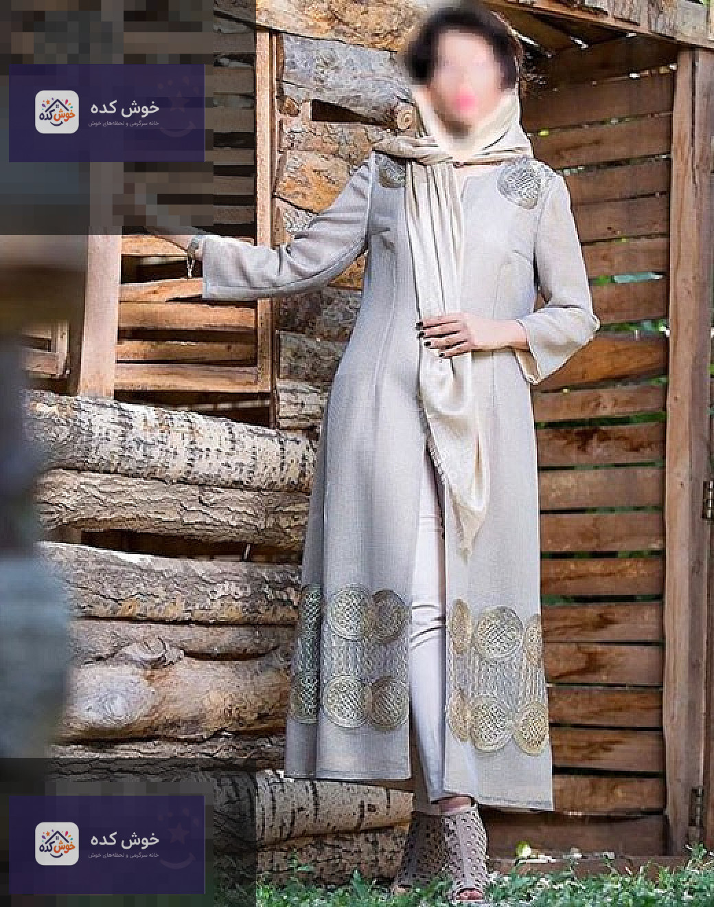 تصویری از مدل مانتو مجلسی شیک و مدرن DOHE، جلوه‌ای از زیبایی و اصالت در طراحی لباس زنانه