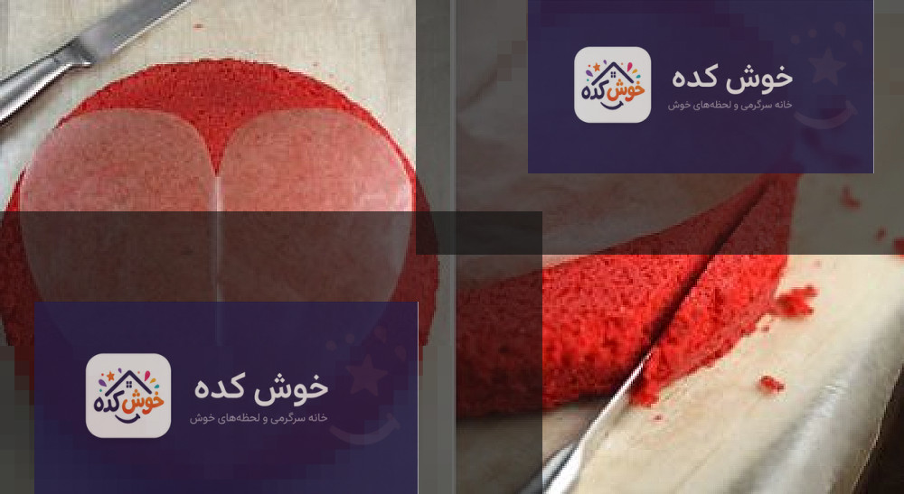 کیک مخملی قرمز , کیک قلبی ولنتاین کیک مخملی قرمز , کیک قلبی ولنتاین