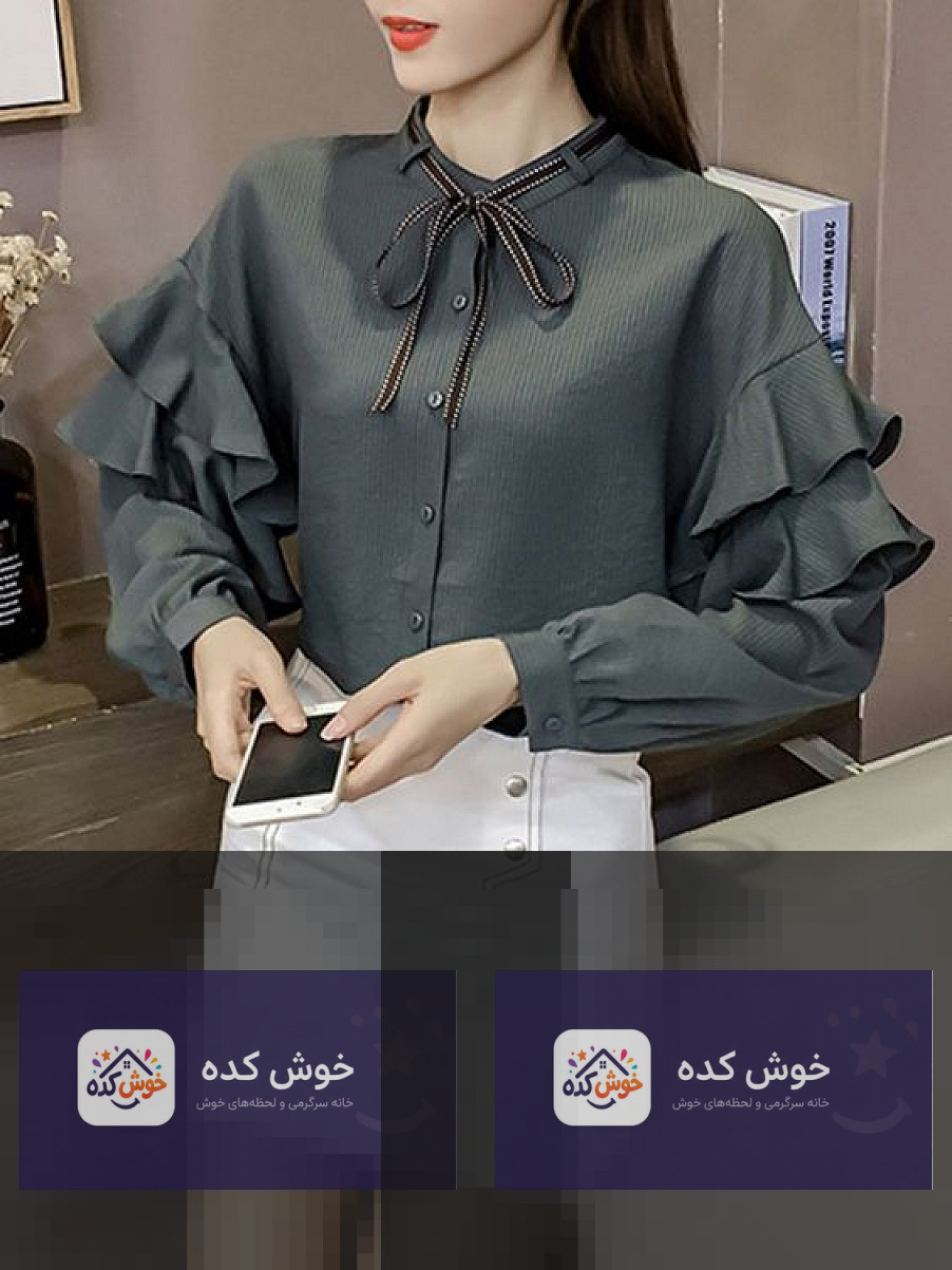 آستین فانتزی دخترانه شومیز آستین فانتزی دخترانه شومیز
