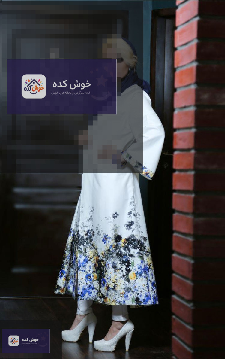 مدل مانتو مجلسی , مانتو سفید حاشیه دار