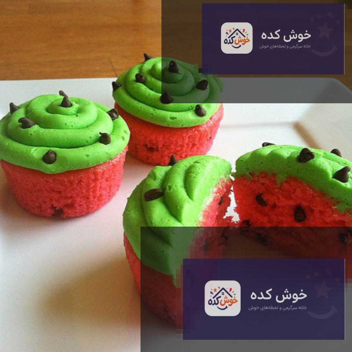 چند نمونه تزئین کاپ کیک ساده چند نمونه تزئین کاپ کیک ساده