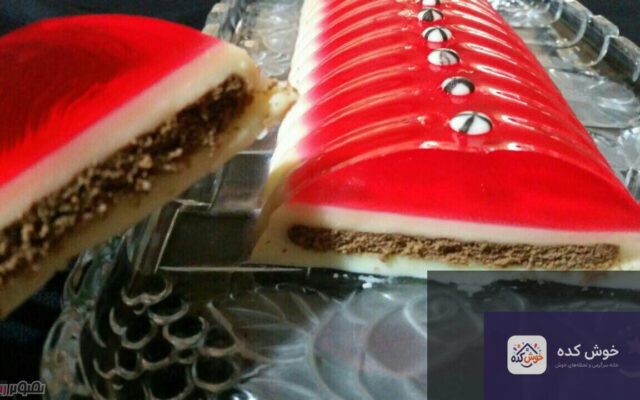 دسر تری تیست سه لایه با طعم های مختلف، مناسب برای مهمانی ها و مجالس