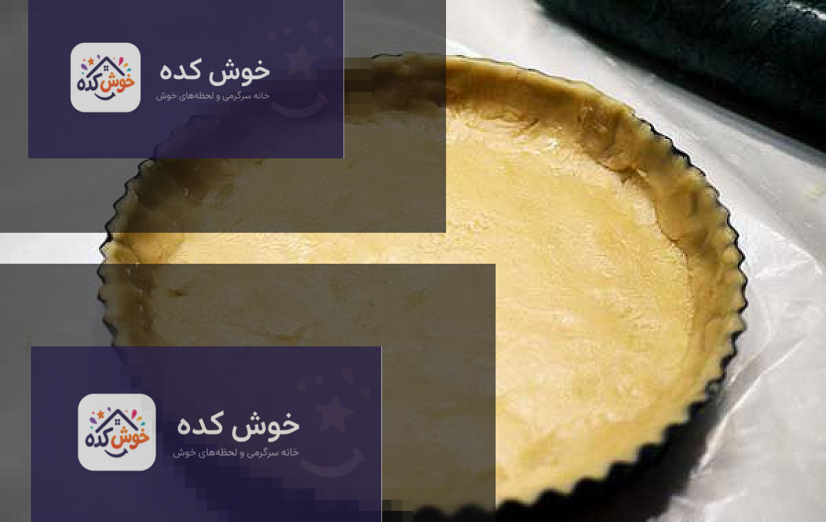 آموزش تصویری پخت تارت چیز کیک سیب