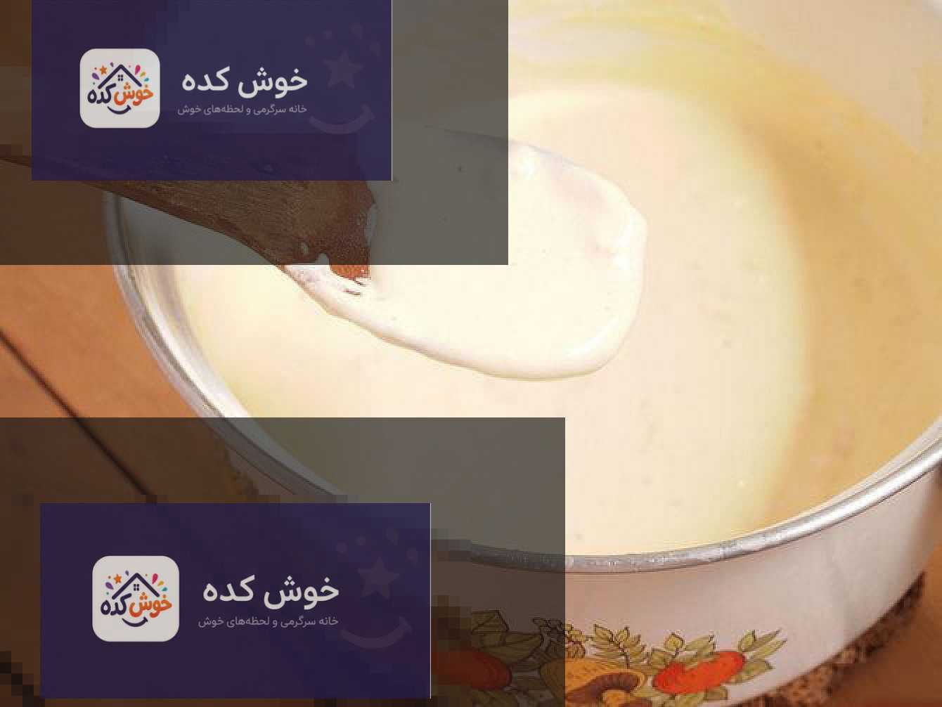 طرز تهیه سس آلفردو خانگی آسان و سریع سس آلفردو خانگی در حال آماده شدن در تابه، با پنیر پارمزان و جعفری تازه روی آن