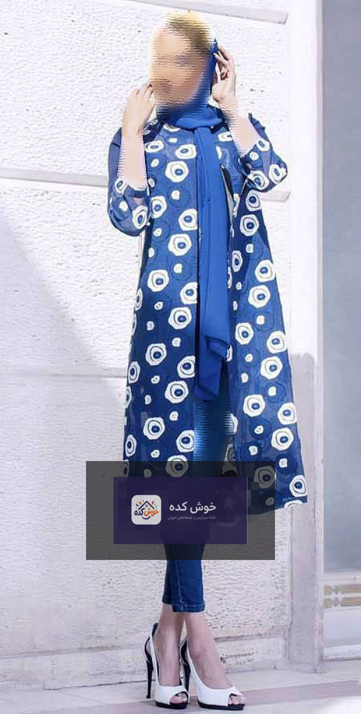 مدل مانتو آیدا رحیمی، مانتو کتی بلند با طرح سنتی و گلدوزی، مناسب برای استایل رسمی و مجلسی