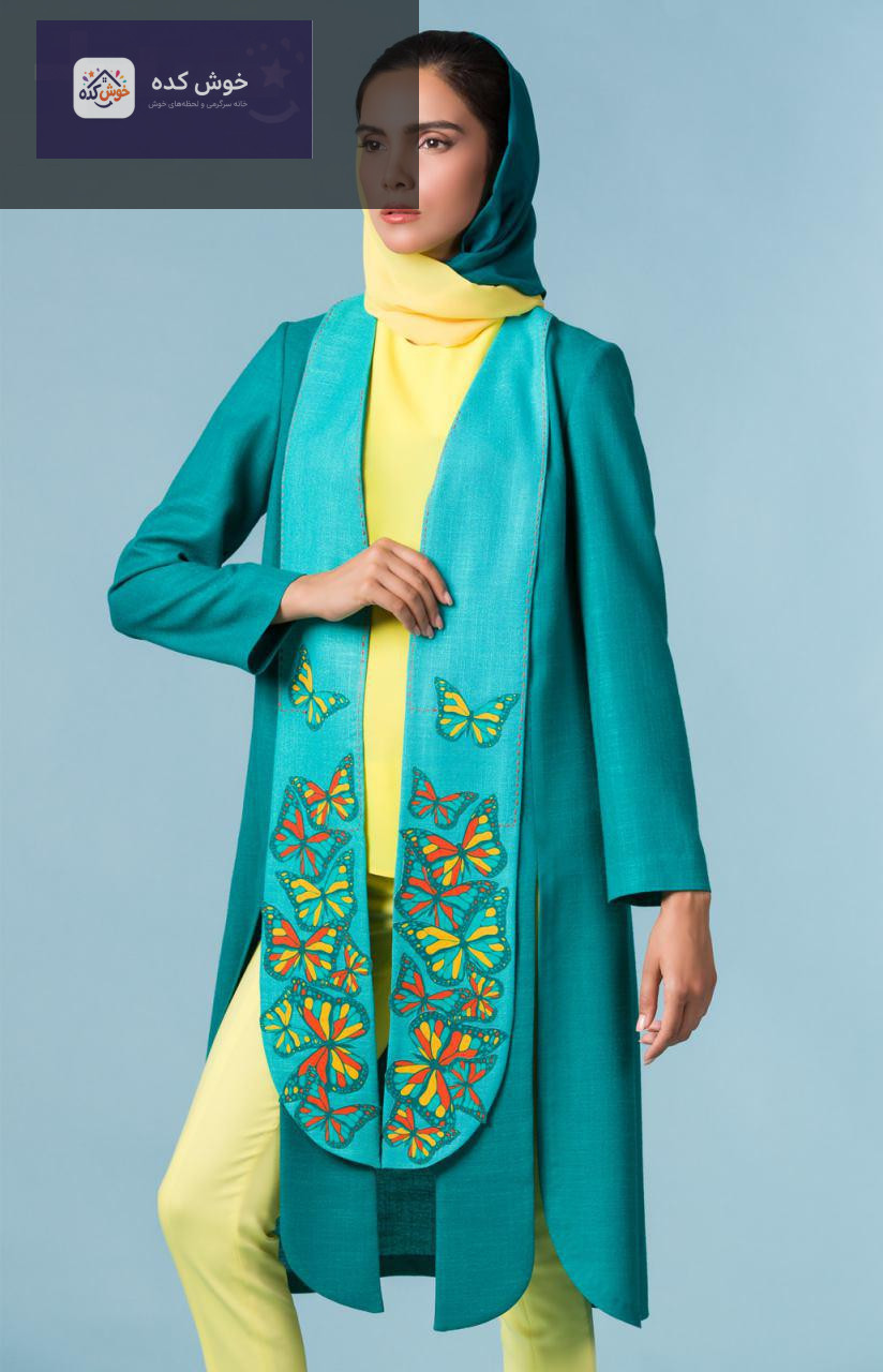 مانتو تابستانی شیک آنا ثانی آنا ثانی با مانتو تابستانی طرحدار شیک و خنک، مناسب برای بانوان ایرانی