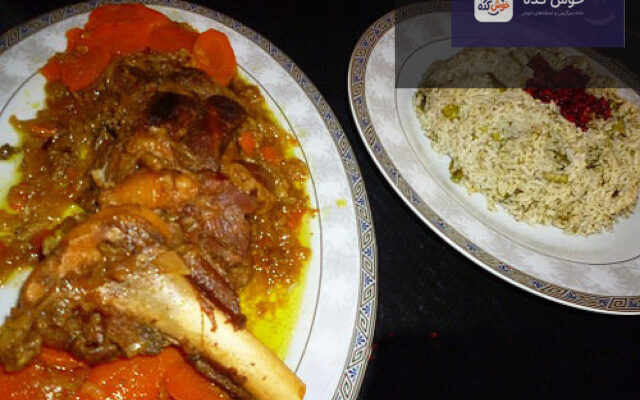 سبزی پلو با ماهیچه مجلسی و خوشمزه، غذای سنتی ایرانی