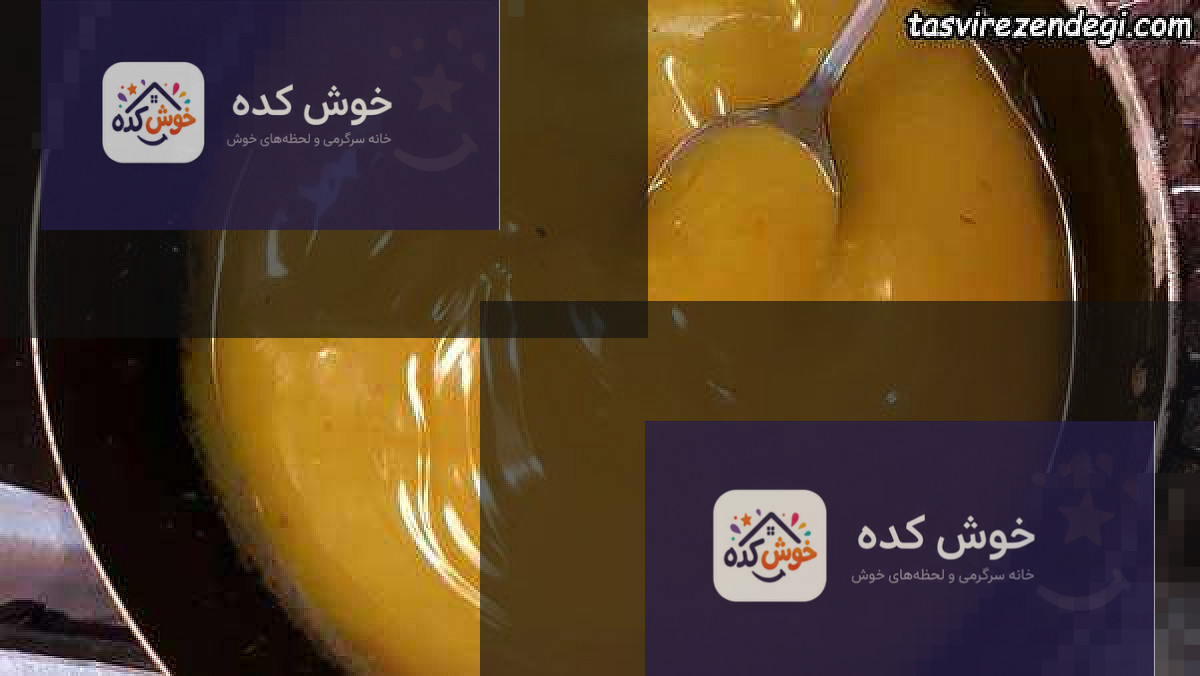 دسر مسقطی زعفرانی با بیسکویت دسر مسقطی با بیسکویت