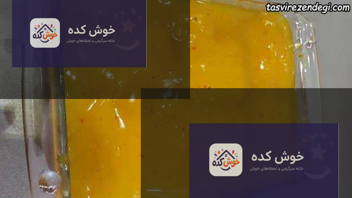 دسر مسقطی زعفرانی با بیسکویت مسقطی بیسکویتی
