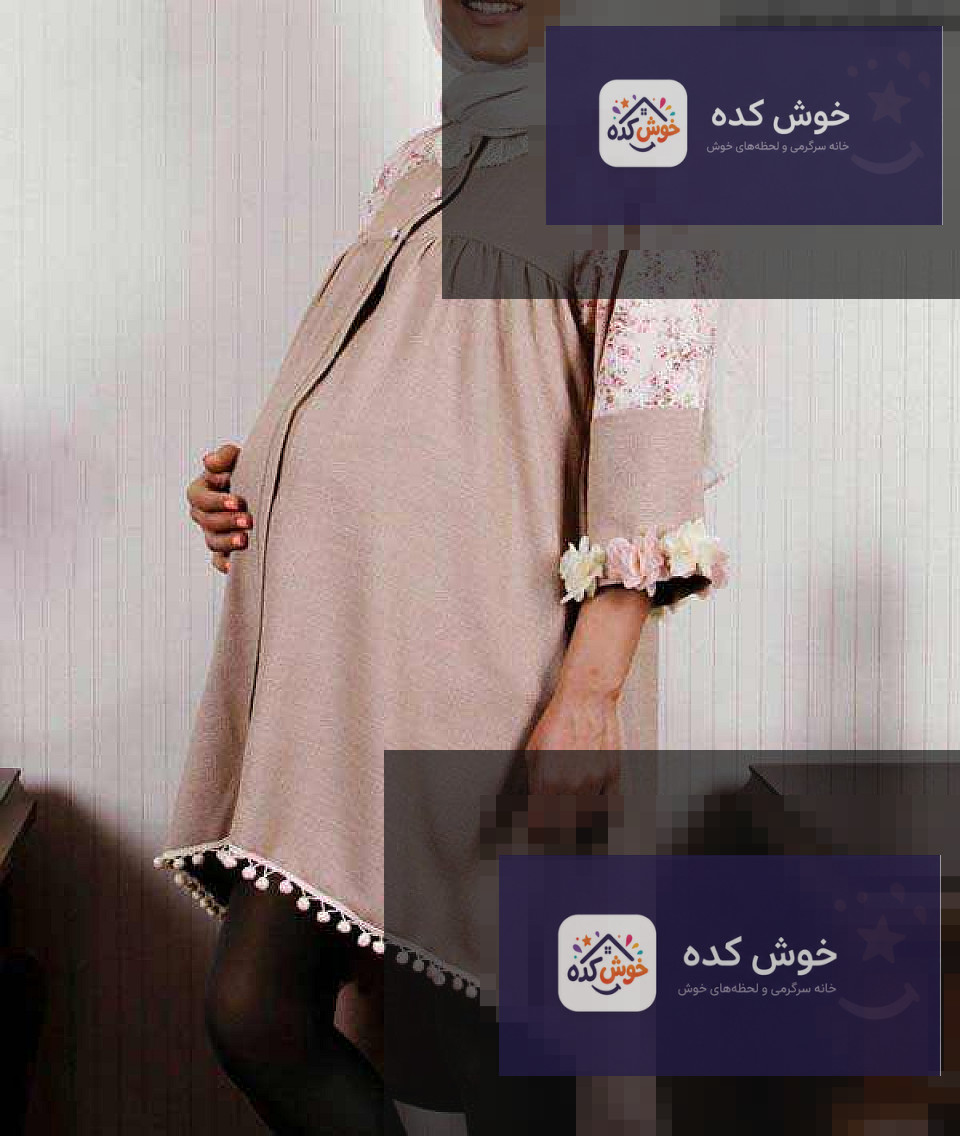 مدل مانتو حاملگی تابستانه, مانتو بارداری دنباله دار