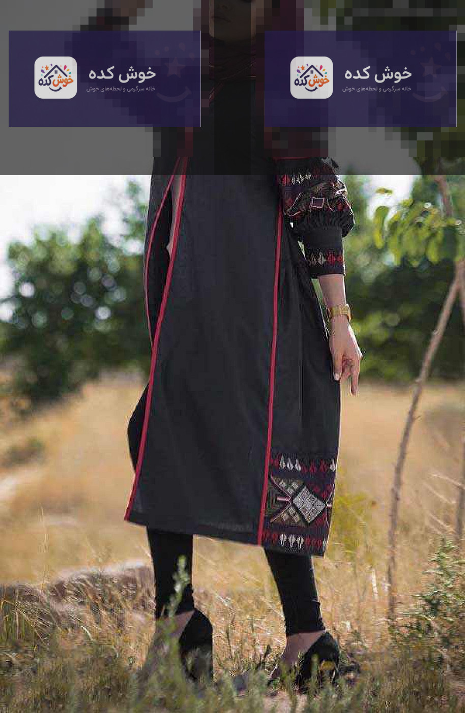 مدل مانتو مشکی تابستانی دخترانه