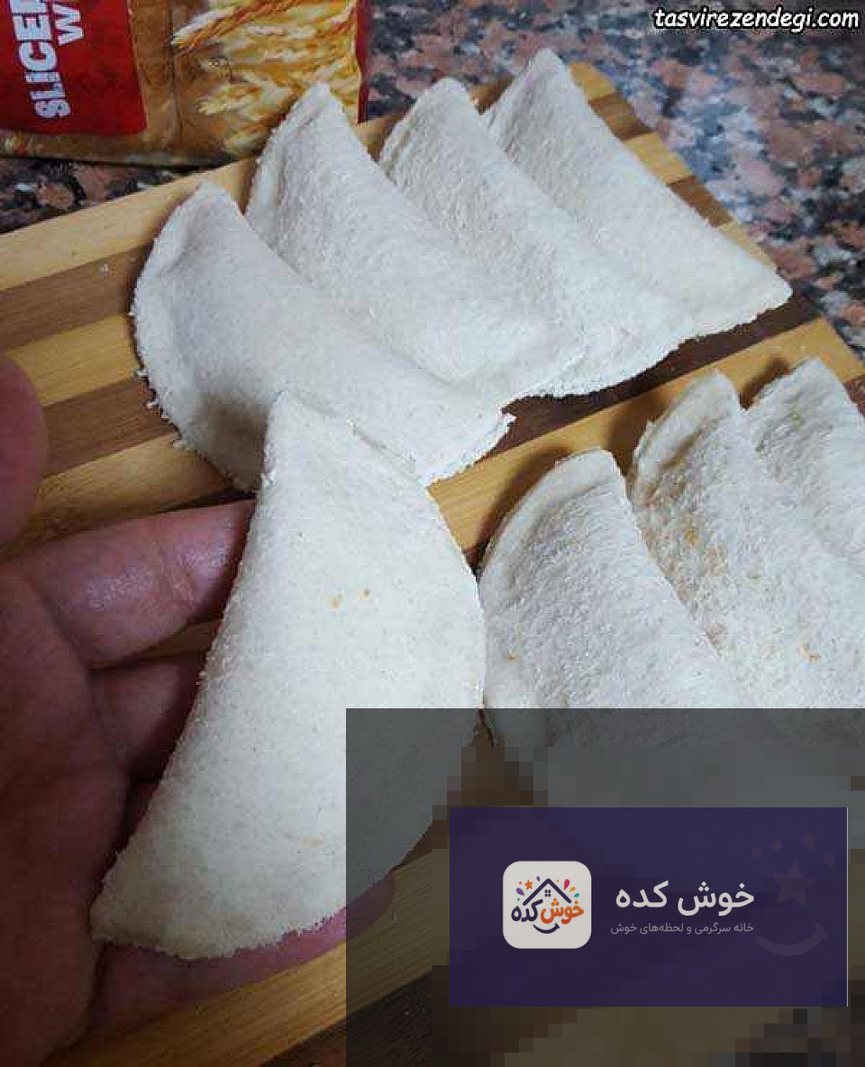 طرز تهیه قطایف با نان تست