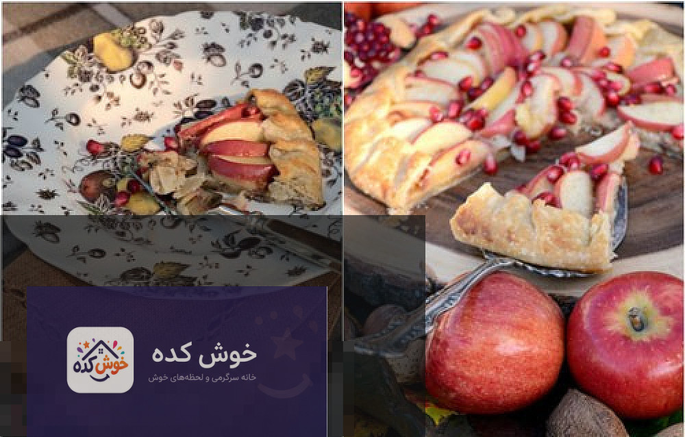 مراحل ورز دادن و آماده سازی خمیر گلت با دست روی سطح کار