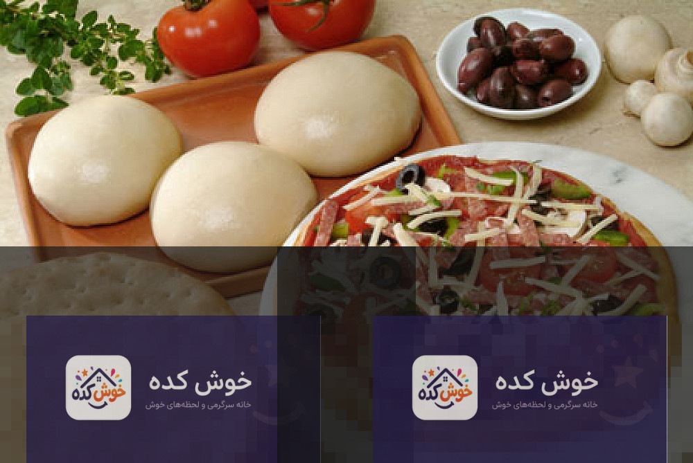 ورز دادن خمیر پیتزا و پیراشکی مراحل ورز دادن خمیر پیتزا و پیراشکی خانگی با دست روی سطح چوبی، آماده سازی برای پخت