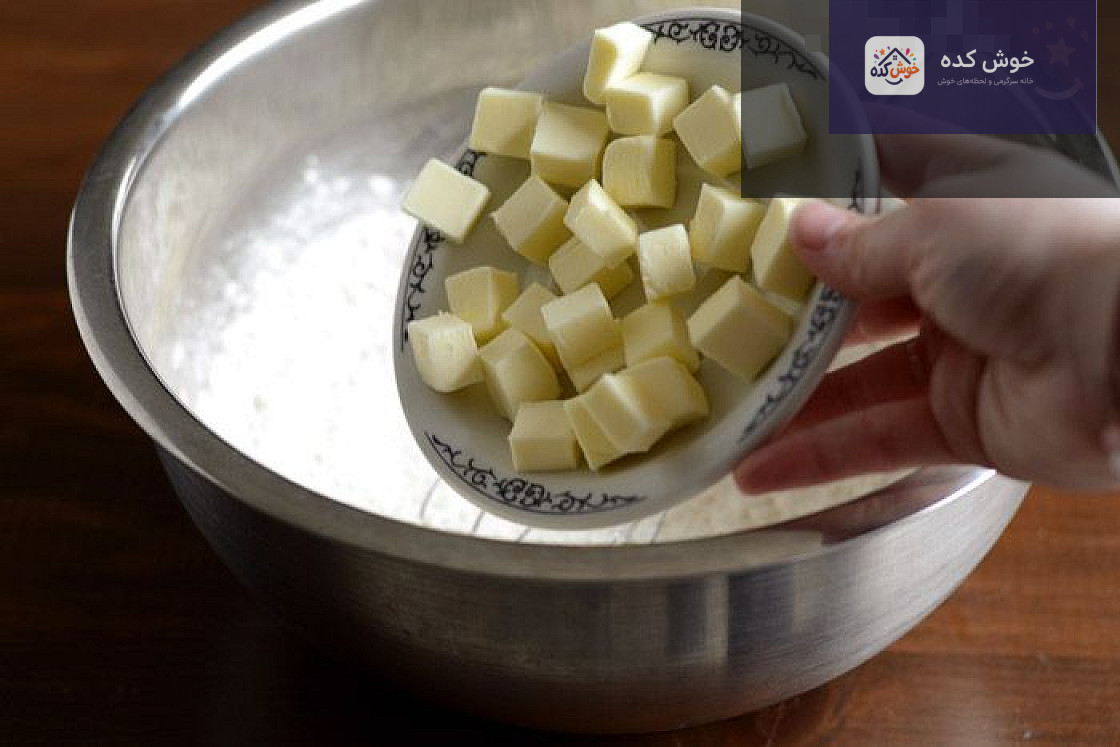 کیک مرغ پنیری(اسکون مرغ)