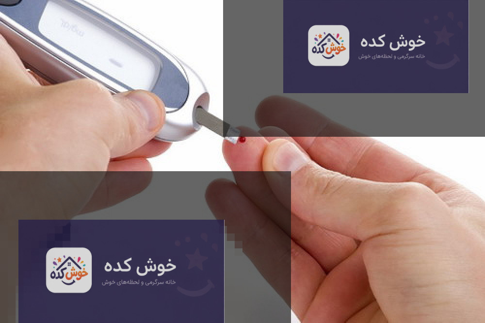 کنترل قند خون و تشخیص دیابت نمودار کنترل قند خون با دستگاه تست قند خون و سوزن، نشان دهنده اهمیت پایش برای تشخیص دیابت
