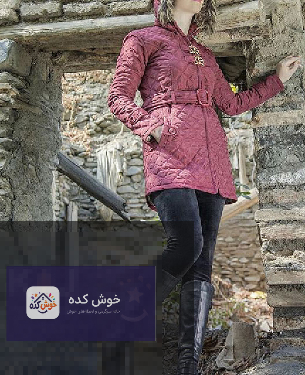 پالتو دخترانه اسپرت طوسی مدل پالتو دخترانه کوتاه و اسپرت به رنگ طوسی روشن با دکمههای بزرگ، مناسب برای استایل کژوال