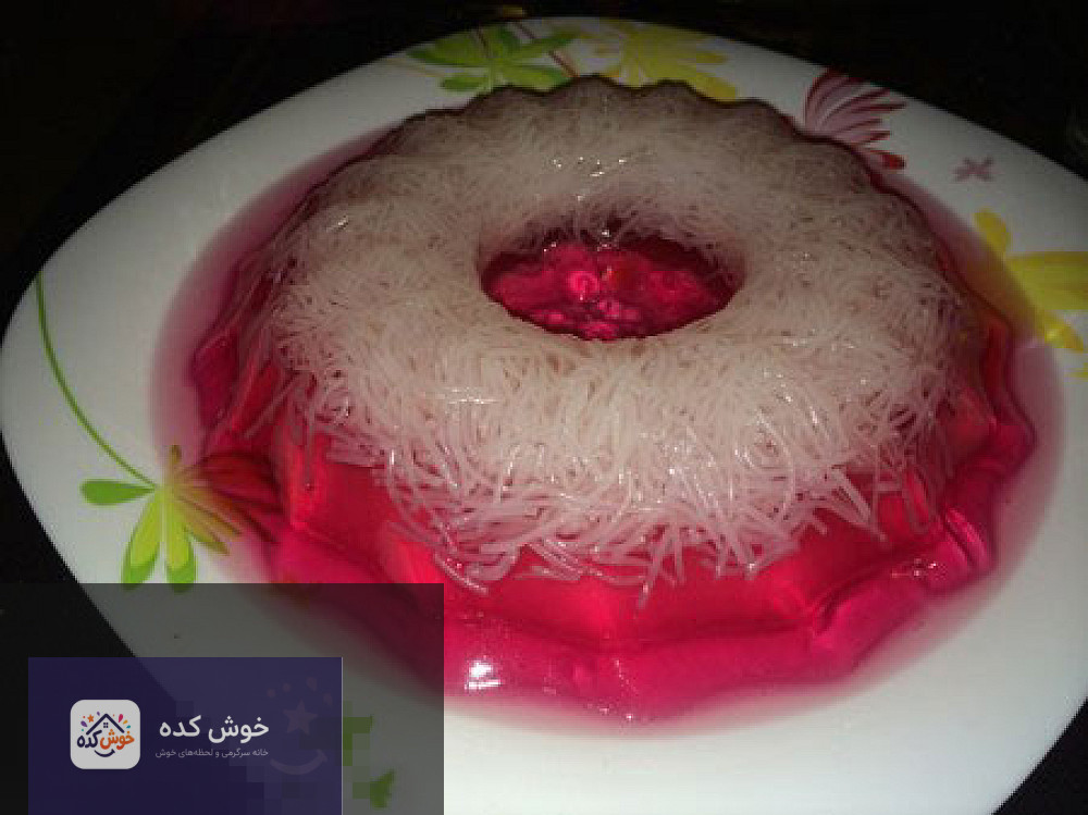 طرز تهیه ژله فالوده شیرازی