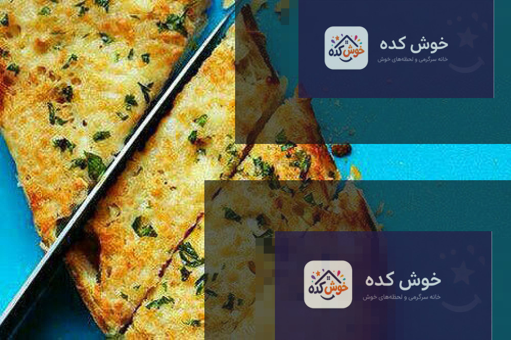 مراحل تهیه خمیر نان سیر و ریحان مراحل آماده سازی خمیر نان سیر و ریحان پنیری، شامل ورز دادن و شکل دهی