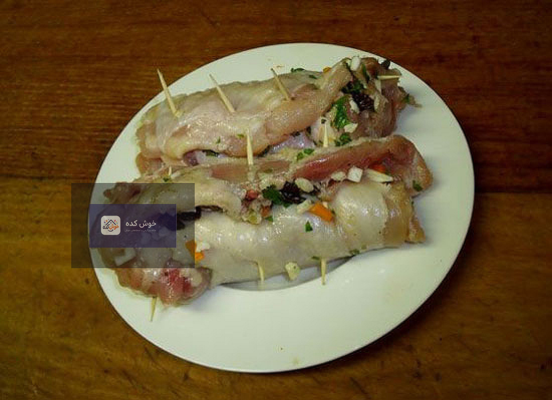 مراحل آماده سازی و پخت سوپر رولت مرغ و رول کدو بادمجان