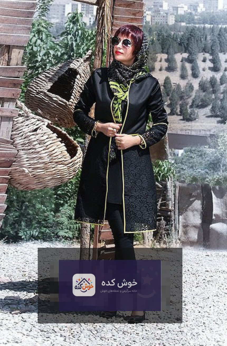 مدل مانتو مجلسی دخترانه با طراحی مدرن و پارچه حریر، مناسب برای مهمانی ها و مجالس تابستانی