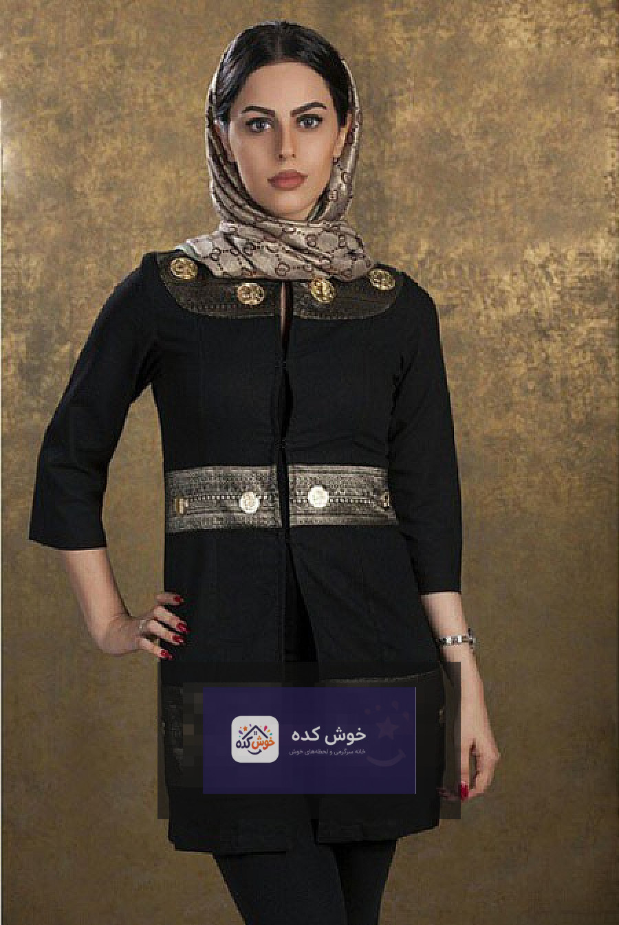 مدل مانتو 2015 زیگزاگ با طراحی کلاسیک و پارچه با کیفیت، مناسب برای فصول مختلف