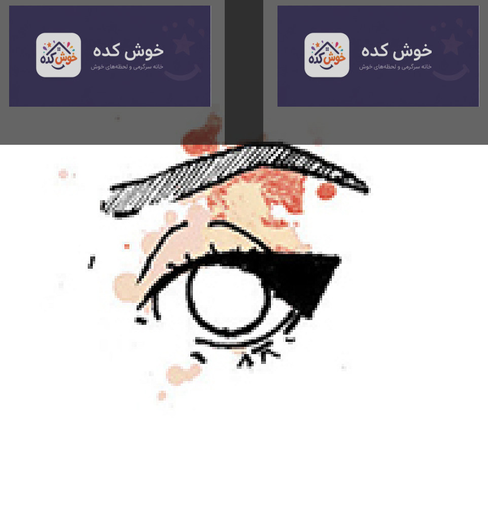 مراحل کشیدن خط چشم گربه ای با آینه و دست ثابت، آموزش گام به گام خط چشم