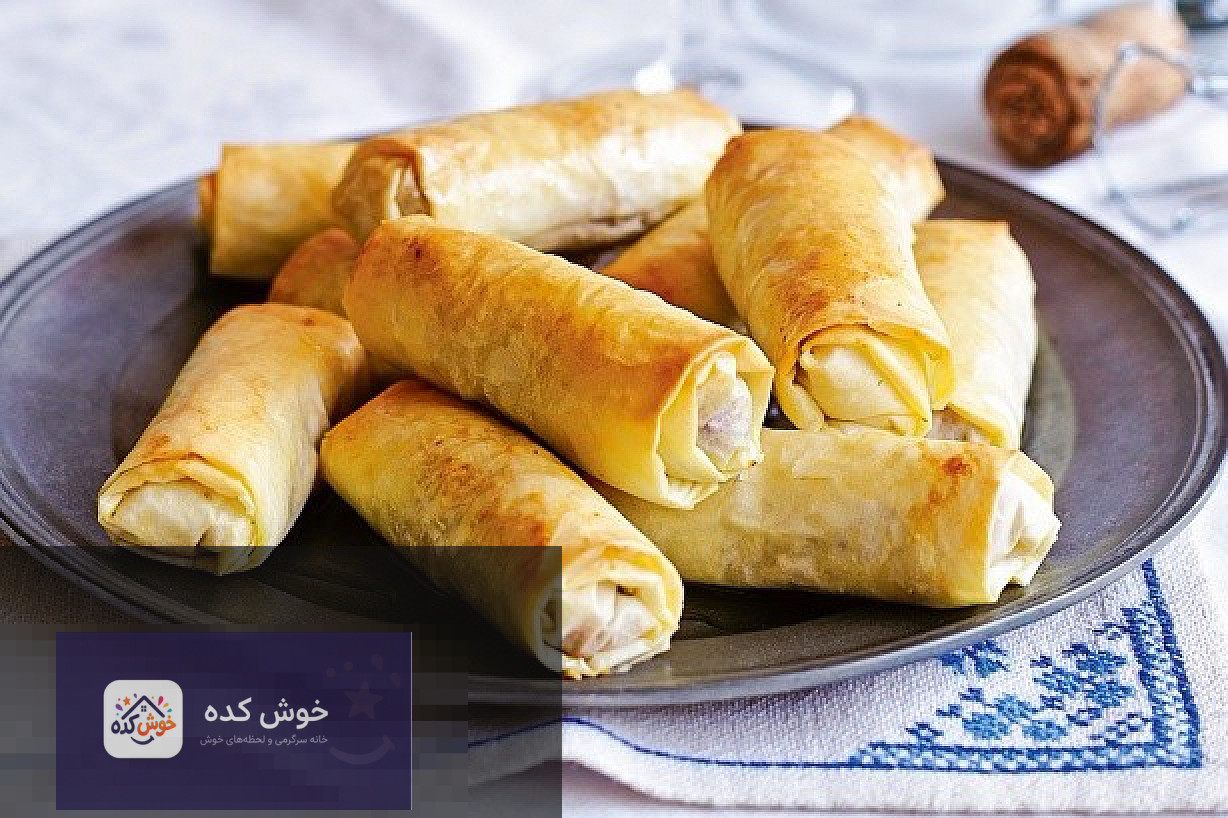 طرز تهیه رولت گوشت با خمیر یوفکا طرز تهیه رولت گوشت چرخ کرده در فر با خمیر یوفکا