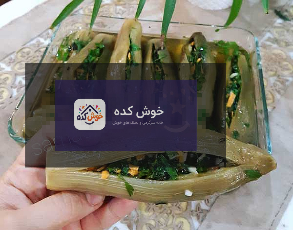 طرز تهیه ترشی بادمجان شکم پر