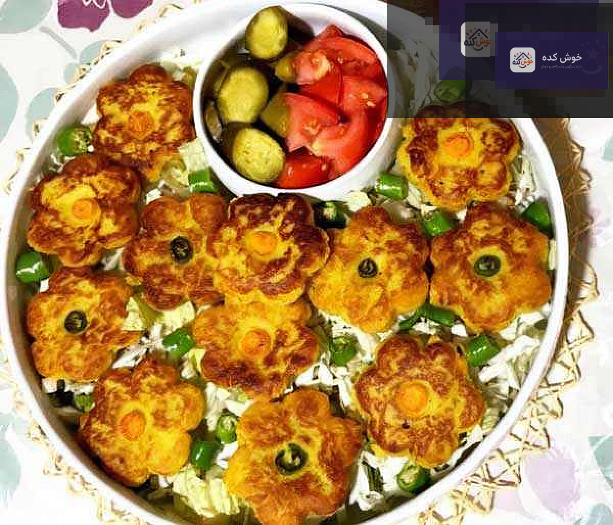 چند عدد کتلت شیرازی بدون گوشت سرخ شده و طلایی در یک ظرف، آماده برای چیدمان
