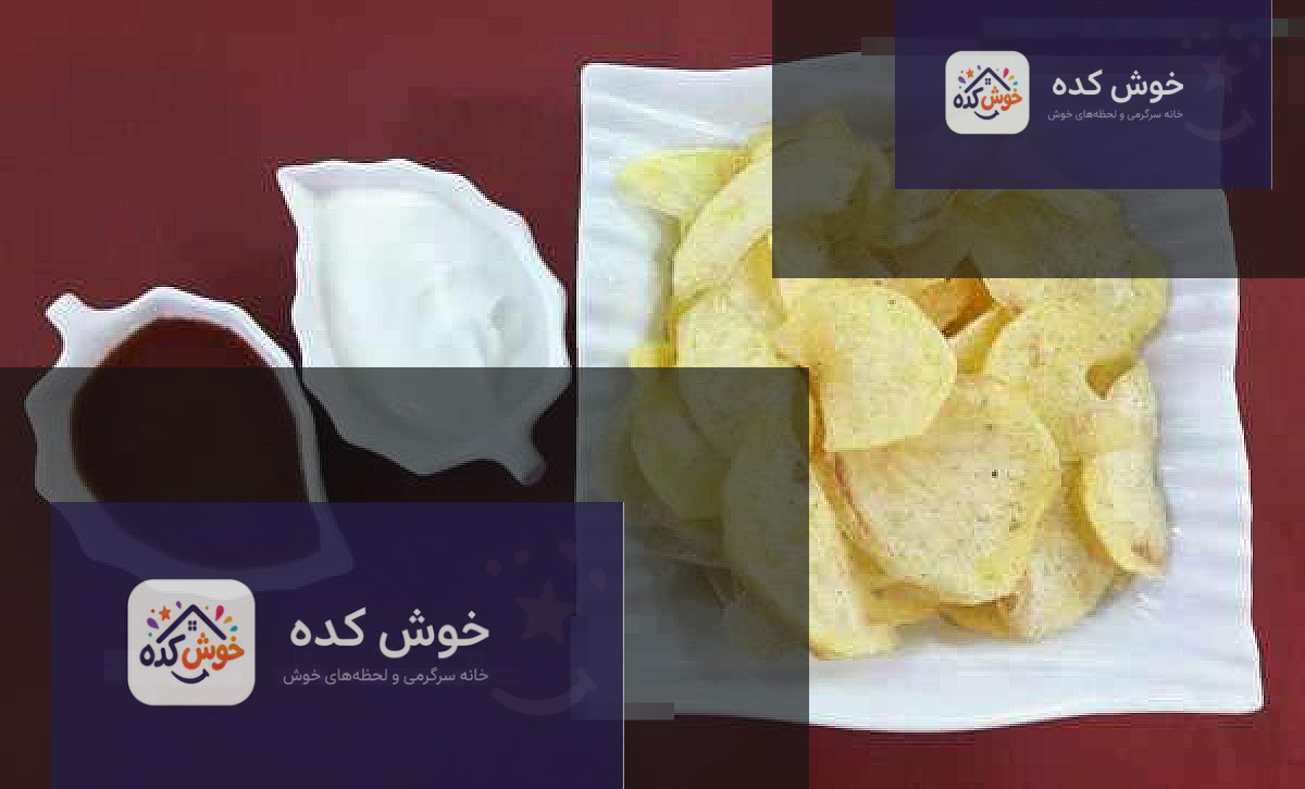 چیپس سیب‌زمینی سرکه‌ای خانگی با طعم تند و خوشمزه، مناسب برای میان‌وعده