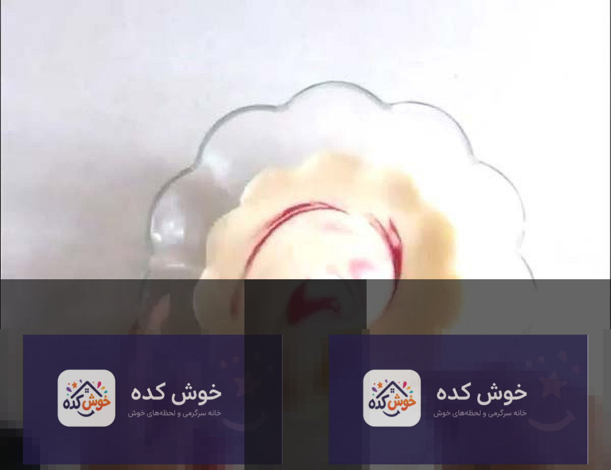 رنگ کردم مواد کیک