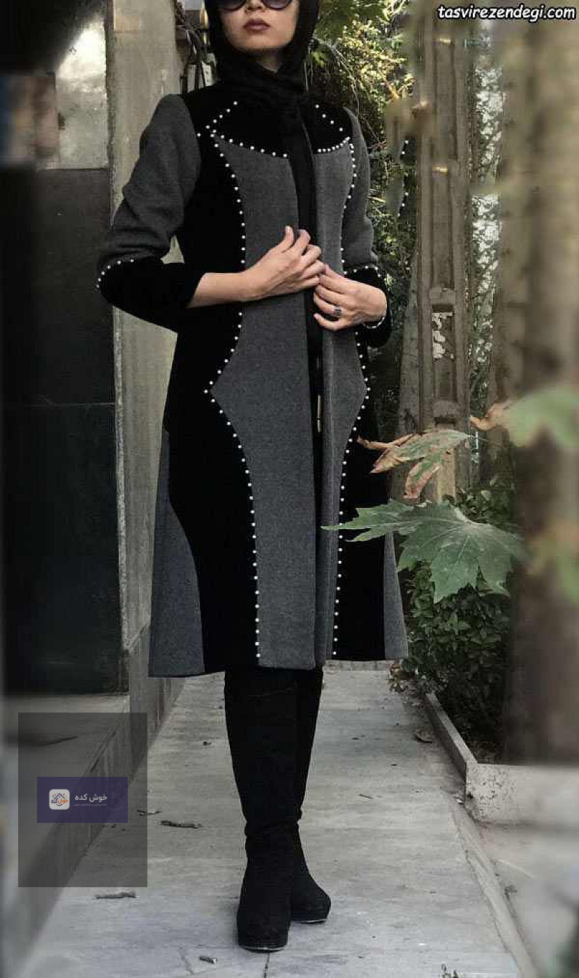 مدل مانتو پاییزه بلند مجلسی مدل مانتو پاییزه بلند مجلسی