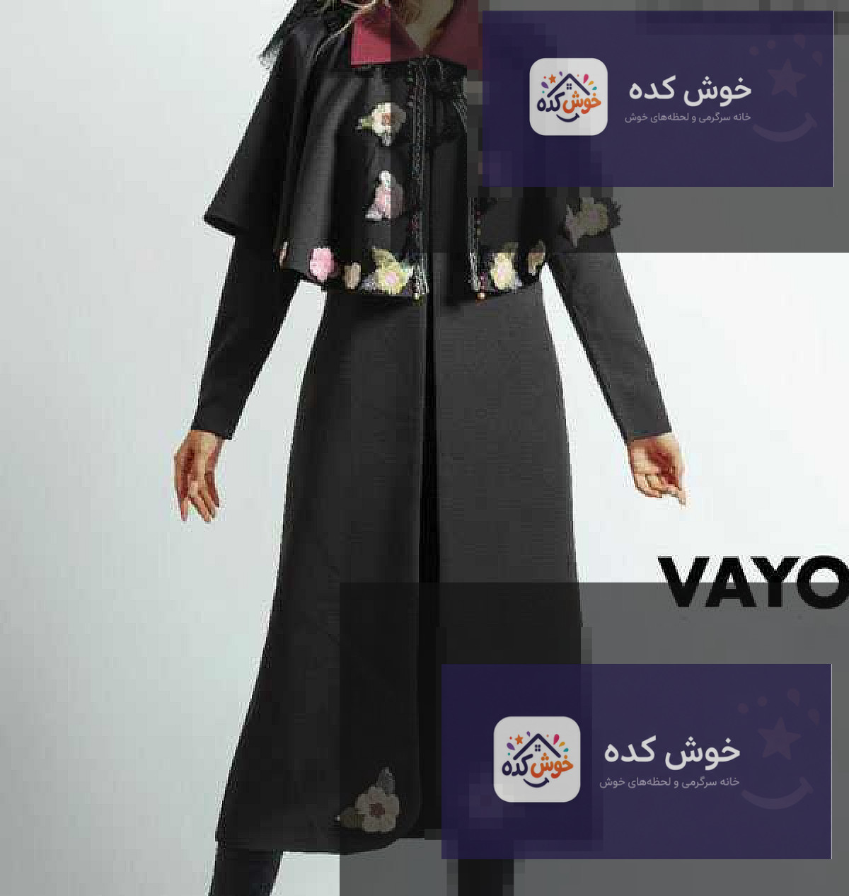 مانتو مشکی مجلسی , مانتو مجلسی شنل دار مانتو مشکی مجلسی , مانتو مجلسی شنل دار